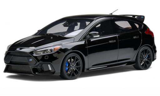 Ford Focus 1/18 Ottomobile MK III RS metallise schwarz 2017 modellautos