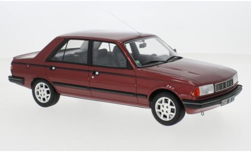 Peugeot 305 1/18 Ottomobile GTX metallise rouge foncé 1985 modellautos