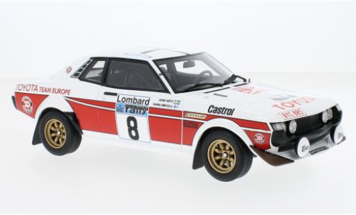 Modellautos Toyota Celica 1/18 Ottomobile (RA21) No.8 Rallye WM RAC Rallye 1977 Toyota Celica 1/18 Ottomobile (RA21) No.8 Rallye WM RAC Rallye 1977 modellautos