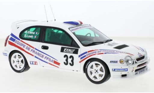 Toyota Corolla 1/18 Ottomobile WRC No.33 Equipe de France FFSA Rallye WM Tour de Corse 2000 modellautos