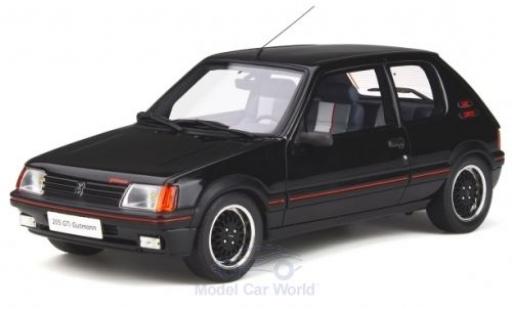 Modellautos Peugeot 205 1/18 Ottomobile GTI Gutmann schwarz 1988 Peugeot 205 1/18 Ottomobile GTI Gutmann schwarz 1988 modellautos