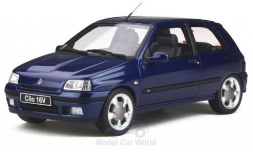 Renault Clio 1/18 Ottomobile 16V (Phase 2) mettalic blau 1995 modellautos