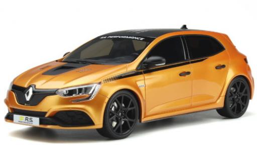 Renault Megane 1/18 Ottomobile IV R.S. Performance Kit mettalic orange/Dekor 2020 modellautos