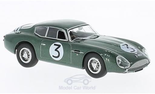 Aston Martin DB4 1/43 Oxford GT Zagato VEV RHD No.3 Goodwood 1961 J.Clark modellautos