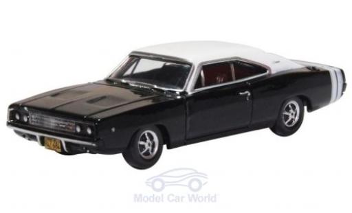 Modellautos Dodge Charger 1/87 Oxford schwarz/weiss 1968 Dodge Charger 1/87 Oxford schwarz/weiss 1968 modellautos