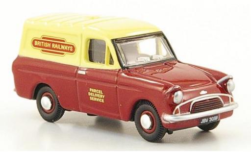 Modellautos Ford Anglia 1/76 Oxford Kastenwagen rot/beige British Railways Ford Anglia 1/76 Oxford Kastenwagen rot/beige British Railways modellautos