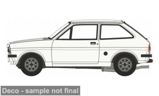 Modellautos Ford Fiesta 1/76 Oxford MK I weiss 1:76 Ford Fiesta 1/76 Oxford MK I weiss 1:76 modellautos