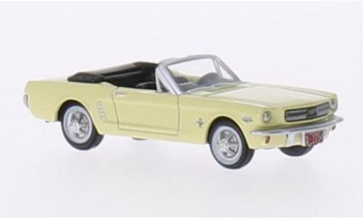 Ford Mustang 1/87 Oxford Cabrio gelb 1965 modellautos