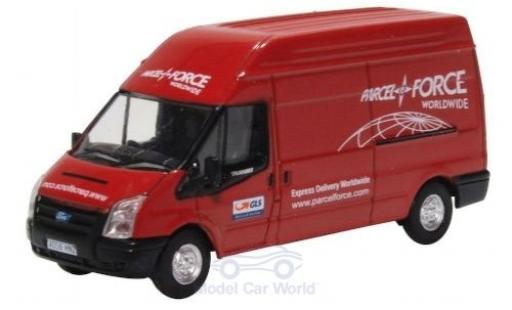 Modellautos Ford Transit 1/76 Oxford MK5 rot Parcelforce Ford Transit 1/76 Oxford MK5 rot Parcelforce modellautos