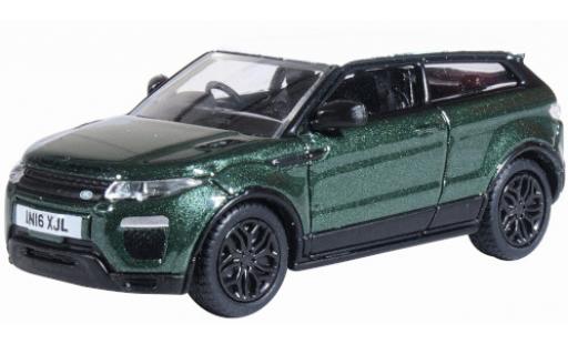 Modellautos Land Rover Range Rover 1/76 Oxford Evoque Coupe mettalic grün/weiss RHD 2016 Facelift Land Rover Range Rover 1/76 Oxford Evoque Coupe mettalic grün/weiss RHD 2016 Facelift modellautos