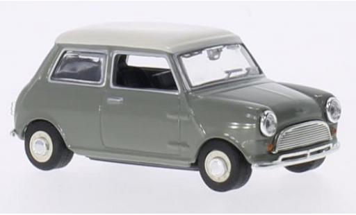 Mini Cooper 1/43 Oxford grau/weiss RHD modellautos