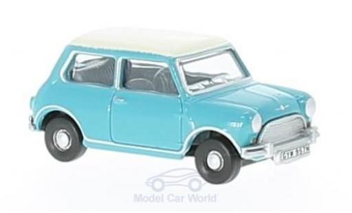 Mini Cooper S 1/76 Oxford türkis/weiss modellautos