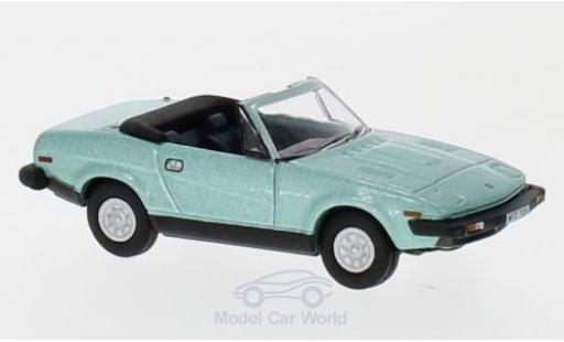 Triumph TR7 1/76 Oxford Cabrio mettalic türkis modellautos