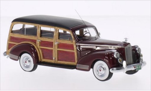 Packard 110 Deluxe Wagon 1/43 Neo rot/Holzoptik 1941 modellautos