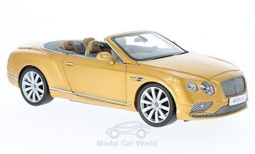 Modellautos Bentley Continental T 1/18 Paragon GT Cabrio gold 2016 Bentley Continental T 1/18 Paragon GT Cabrio gold 2016 modellautos