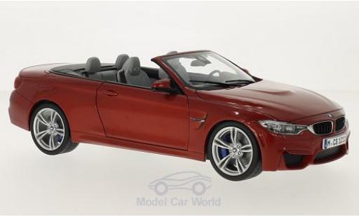Modellautos Bmw M4 F83 1/18 Paragon (F83) Cabriolet mettalic orange Verdeck geöffnet Bmw M4 F83 1/18 Paragon (F83) Cabriolet mettalic orange Verdeck geöffnet modellautos