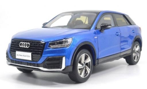 Modellautos Audi Q2 1/18 Paudi L mettalic blau 2018 Audi Q2 1/18 Paudi L mettalic blau 2018 modellautos