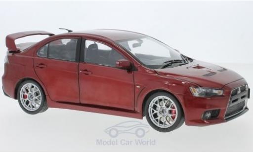 Modellautos Mitsubishi Lancer 1/18 Paudi EVO X mettalic rot RHD Mitsubishi Lancer 1/18 Paudi EVO X mettalic rot RHD modellautos