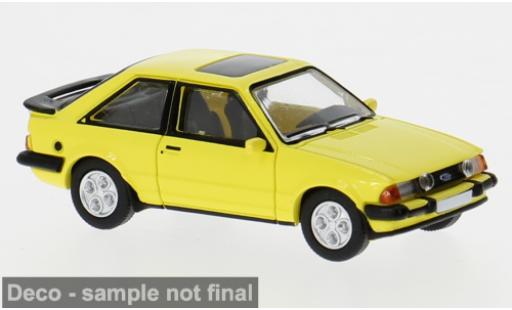 Modellautos Ford Escort 1/87 PCX87 MK III XR3i gelb 1982 1:87 Ford Escort 1/87 PCX87 MK III XR3i gelb 1982 1:87 modellautos