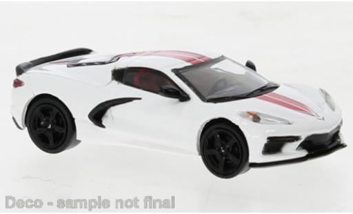 Modellautos Chevrolet Corvette 1/87 PCX87 C8 blanche/rouge 2020 Chevrolet Corvette 1/87 PCX87 C8 blanche/rouge 2020 modellautos