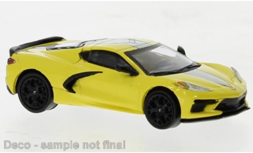 Modellautos Chevrolet Corvette 1/87 PCX87 C8 jaune clair/noire 2020 Chevrolet Corvette 1/87 PCX87 C8 jaune clair/noire 2020 modellautos