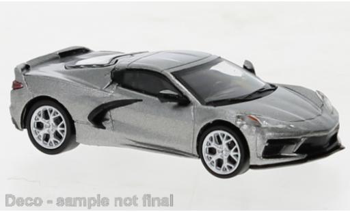 Modellautos Chevrolet Corvette 1/87 PCX87 C8 metallise gris 2020 Chevrolet Corvette 1/87 PCX87 C8 metallise gris 2020 modellautos