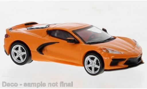 Modellautos Chevrolet Corvette 1/87 PCX87 C8 orange 2020 Chevrolet Corvette 1/87 PCX87 C8 orange 2020 modellautos