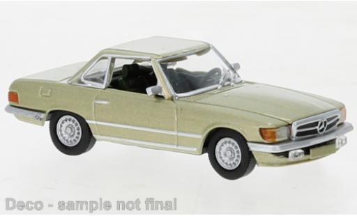 Modellautos Mercedes Classe SL 1/87 PCX87 SL (R107) metallise la chaux 1971 Mercedes Classe SL 1/87 PCX87 SL (R107) metallise la chaux 1971 modellautos