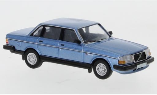 Modellautos Volvo 240 1/87 PCX87 mettalic blau 1989 Volvo 240 1/87 PCX87 mettalic blau 1989 modellautos