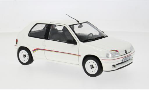 Peugeot 106 1/18 Norev Rally 1.3 weiss/Dekor 1993 1:18 modellautos