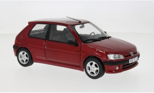 Peugeot 106 1/18 Norev S16 rot 1998 1:18 modellautos