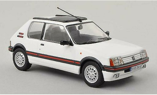 Peugeot 205 GTI 1/43 Vanguards 1.6 weiss LHD modellautos