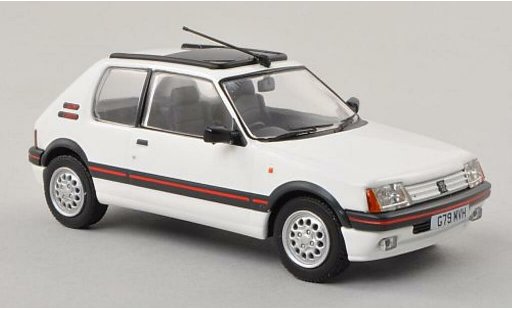 Peugeot 205 GTI 1/43 Vanguards 1.6 weiss RHD modellautos