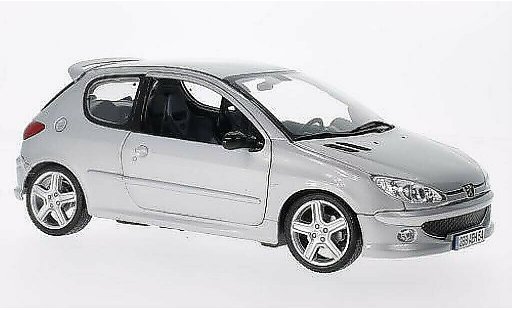 Peugeot 206 RC 1/18 Norev grau 2003 modellautos