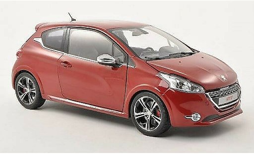 Peugeot 208 GTI 1/18 Norev rot 2013 modellautos