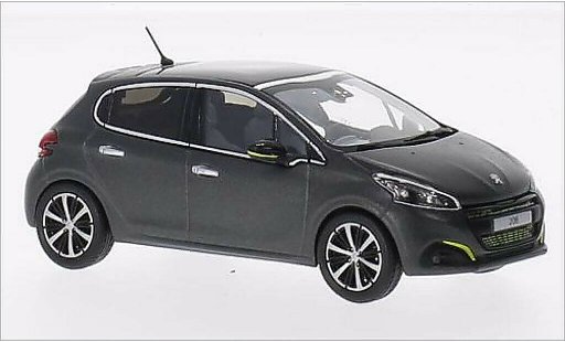 Peugeot 208 Base 1/43 Norev matt-grau 2015 modellautos