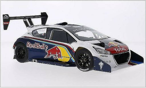 Peugeot 208 T16 1/18 Autoart Red Bull / Total International Hill Climb Pikes Peak 2013 modellautos