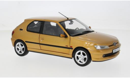 Modellautos Peugeot 306 S16 gelb 1997 1/18 Norev