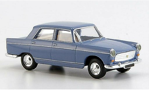 Peugeot 404 Berline 1/87 Brekina Limousine Limousine blau modellautos