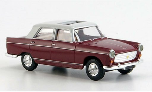 Peugeot 404 Berline 1/87 Brekina Limousine Limousine rot/grau Schiebedach modellautos