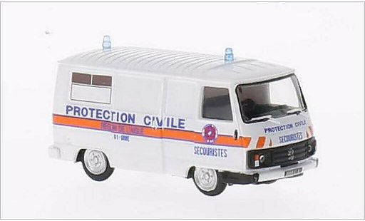 Peugeot J9 Base 1/87 Norev Protection Civile 1987 modellautos