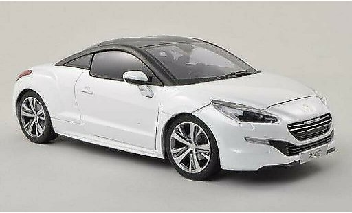 Peugeot RCZ Base 1/18 Norev weiss/matt-schwarz/schwarz 2013 modellautos