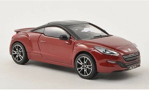 Peugeot RCZ R 1/43 Norev rot/matt-schwarz 2013 modellautos