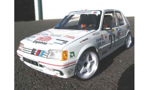 Peugeot 205 Rallye 1/18 Solido siglee pts modellautos