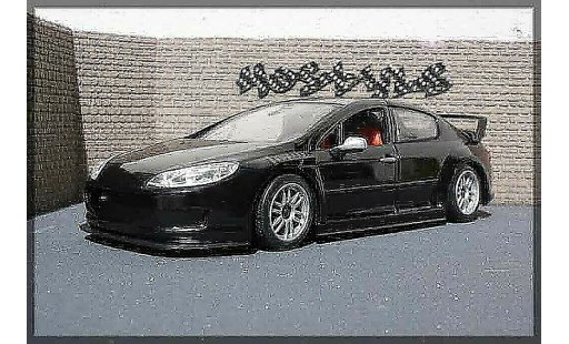 Peugeot 407 Silhouette 1/18 Motormax plain body noir modellautos