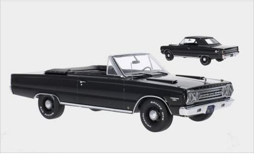 Plymouth Belvedere GTX Convertible 1/18 Greenlight Cabrio schwarz 1967 modellautos