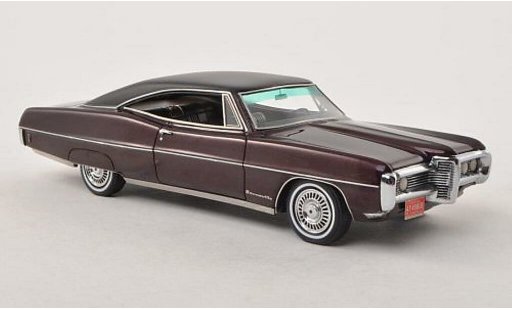 Pontiac Bonneville Hardtop 1/43 Neo Coupe rot/matt-schwarz 1968 modellautos