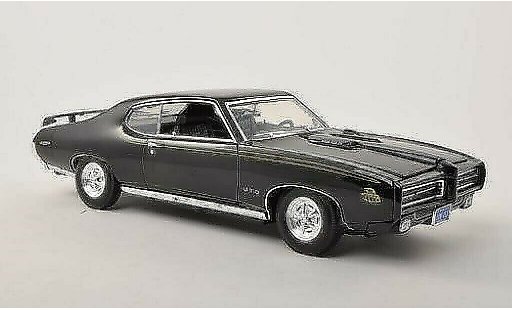 Pontiac GTO 1969 1/18 Motormax schwarz modellautos