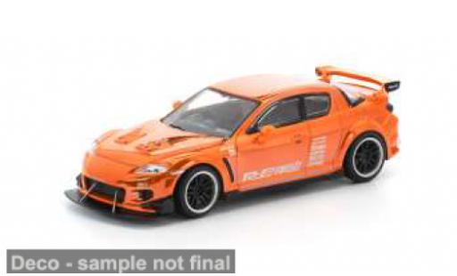 Modellautos Mazda RX8 1/64 Pop Race Re-Amemiya orange 1:64 Mazda RX8 1/64 Pop Race Re-Amemiya orange 1:64 modellautos