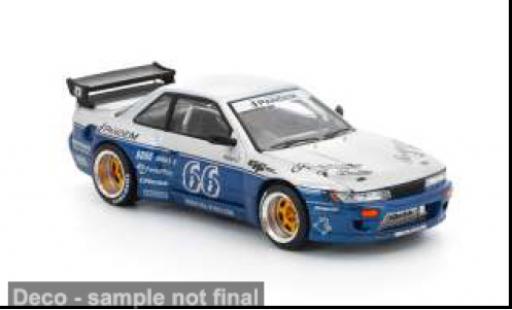 Modellautos Nissan Silvia 1/64 Pop Race (S13) blau/weiss 1:64 Nissan Silvia 1/64 Pop Race (S13) blau/weiss 1:64 modellautos